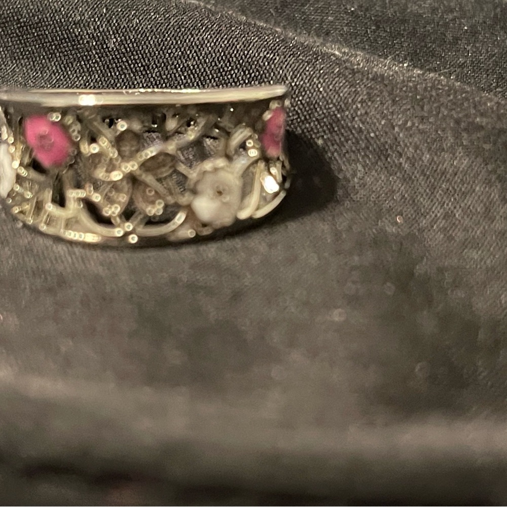 Sterling silver Ring engraved love you
